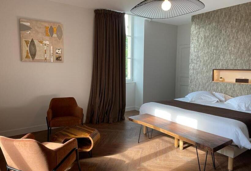 غرفة ديلوكس, Hôtel & Restaurant   Le Manoir Des Cèdres   Piscine Chauffée Et Climatisation