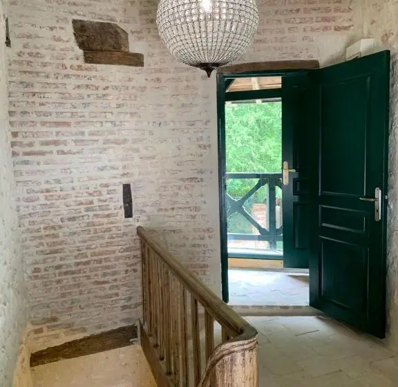 庭の見える１ベッドルームアパートメント, Chambre D'hôte Manoir De Clairbois