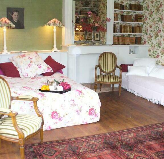 غرفة ديلوكس مطلّة علي الحديقة, Château Des Lutz