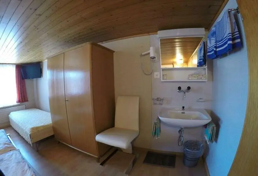 バスルーム共有のトリプルスタンダード, Garni Traube B&b
