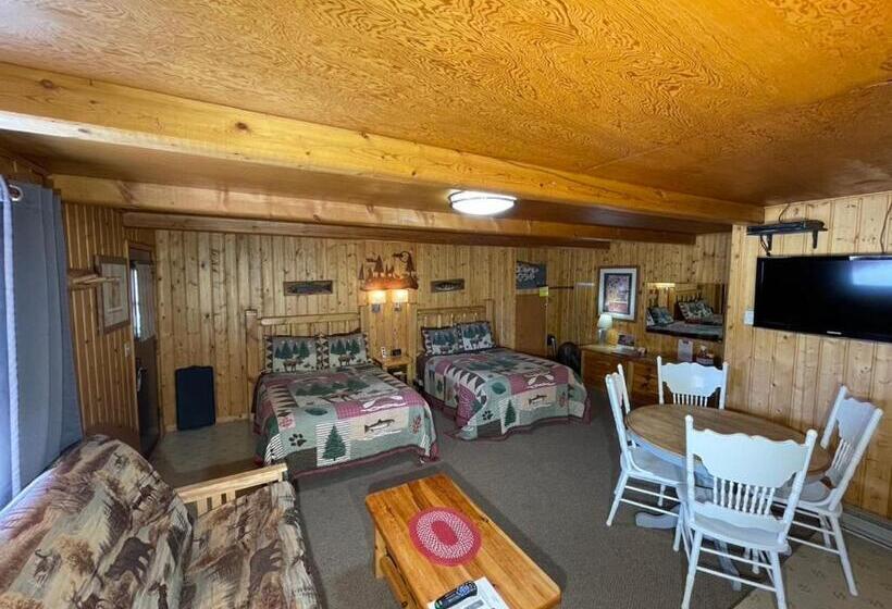 غرفة عائلية, Sportsman Lodge Melrose Mt