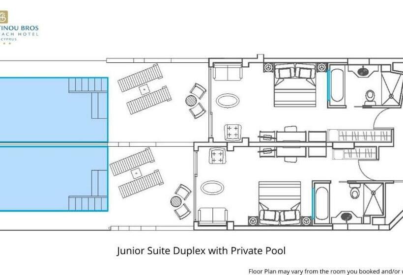 メゾネットスイート, Constantinou Bros Athena Beach Hotel
