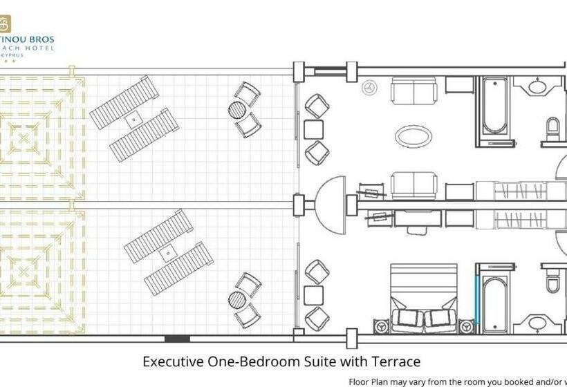 海の見えるエクゼクティブスイート, Constantinou Bros Athena Beach Hotel