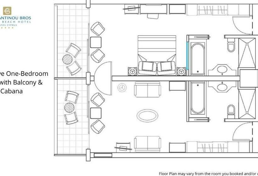海の見えるエクゼクティブスイート, Constantinou Bros Athena Beach Hotel