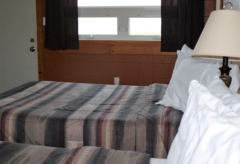 غرفه قياسيه سريرين مزدوجين, Cape View Motel And Cottages