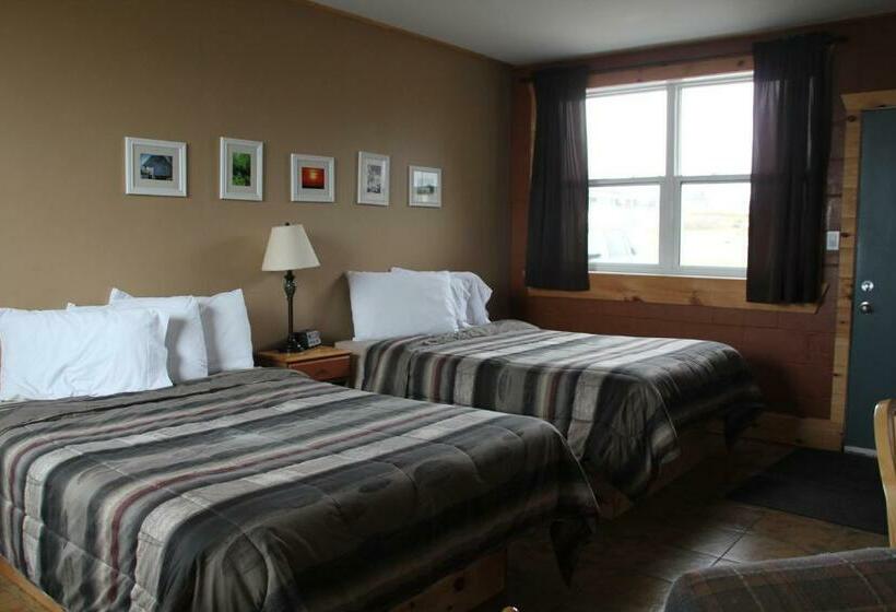 غرفه قياسيه سريرين مزدوجين, Cape View Motel And Cottages