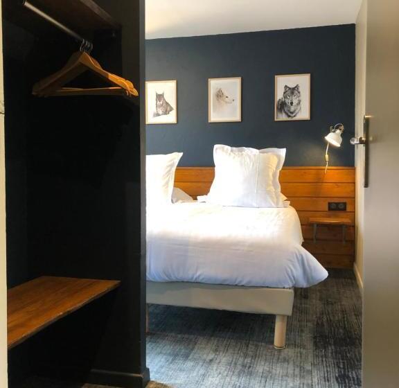 غرفة قياسية مزوَّدة بشُرفة, Hôtel Génépi