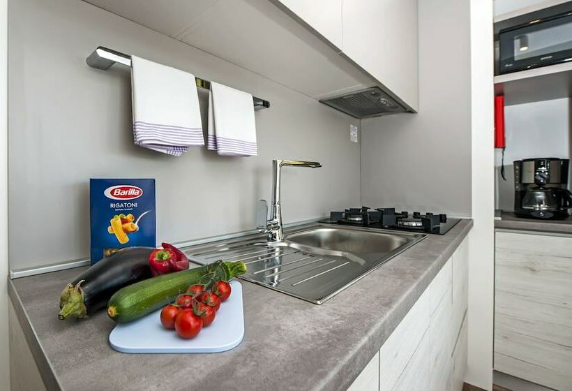 2间卧室的房子, Mediteran Kamp Mobile Homes In Camping Lanterna