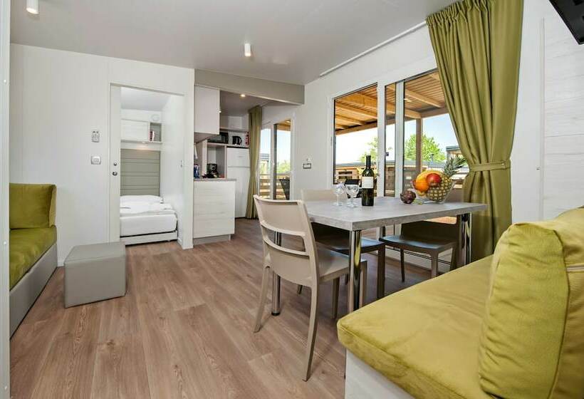 2间卧室的房子, Mediteran Kamp Mobile Homes In Camping Lanterna