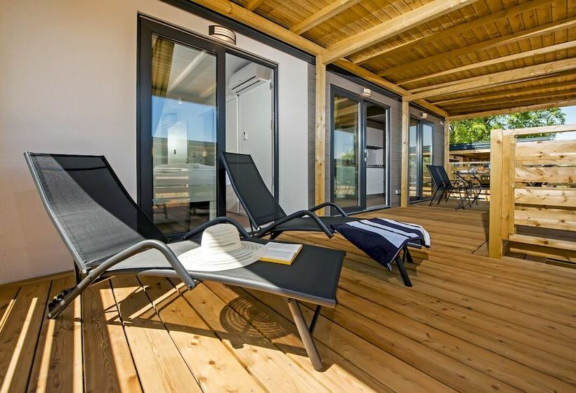 2间卧室的房子, Mediteran Kamp Mobile Homes In Camping Lanterna