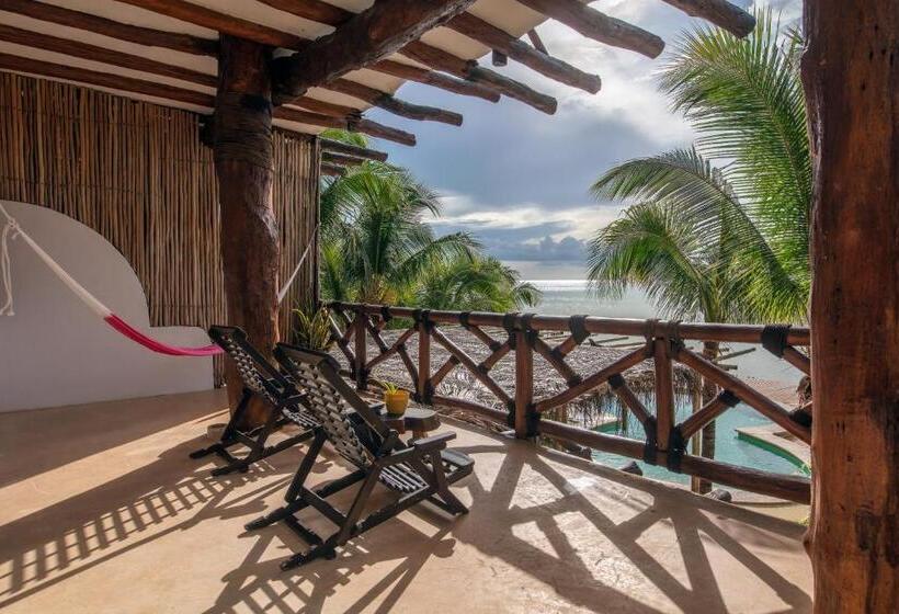 غرفة قياسية مطلّة علي البحر, Villas Flamingos