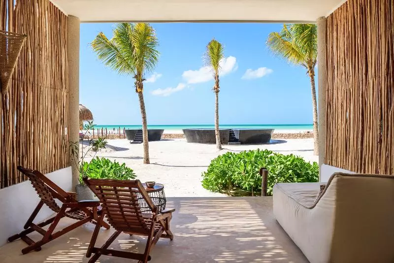 اتاق استاندارد با چشم‌انداز دریا, Villas Flamingos