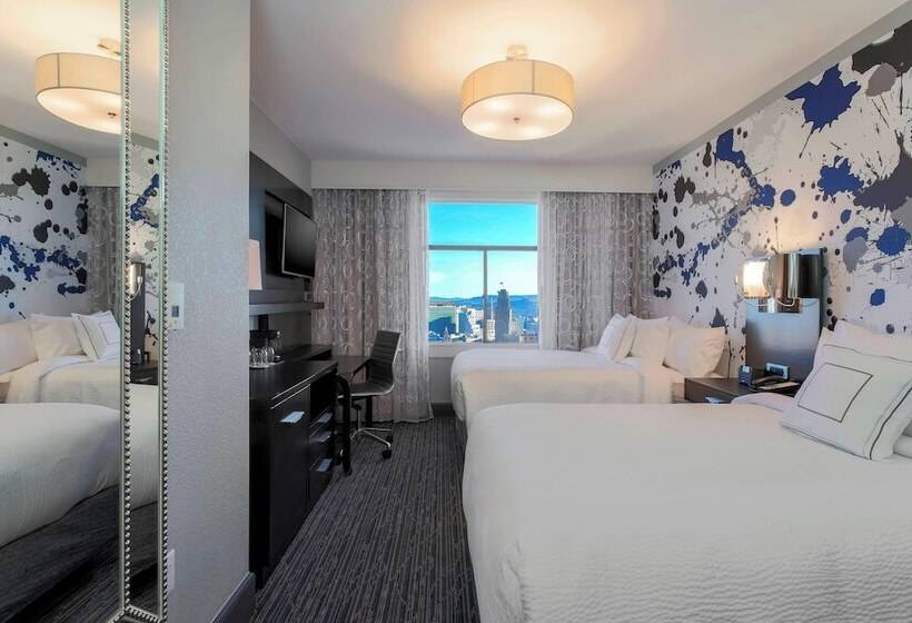 Номер Стандарт 2 Двуспальные Кровати, Courtyard By Marriott San Francisco Union Square