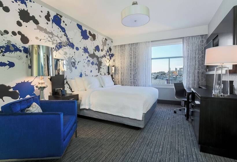 Номер Стандарт Двуспальная Кровать Адаптированный для Инвалидов, Courtyard By Marriott San Francisco Union Square
