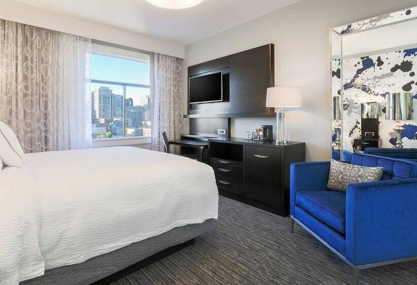 Номер Стандарт Двуспальная Кровать Адаптированный для Инвалидов, Courtyard By Marriott San Francisco Union Square