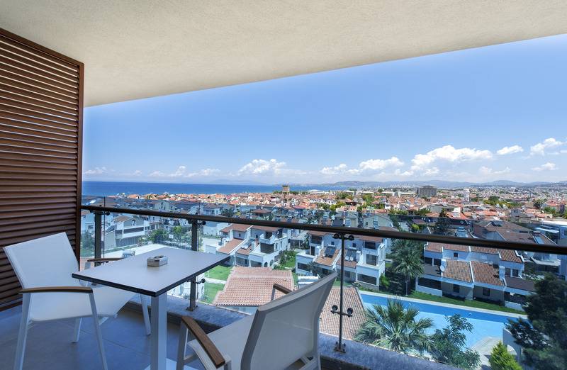 패밀리 룸 측면 바다 전망, Flora Garden Ephesus Hotel Kuåÿadasä±