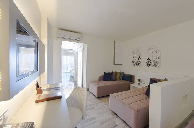 패밀리 룸 측면 바다 전망, Flora Garden Ephesus Hotel Kuåÿadasä±