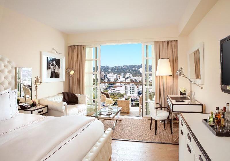 غرفة ديلوكس مطلة على المدينة, Cameo Beverly Hills