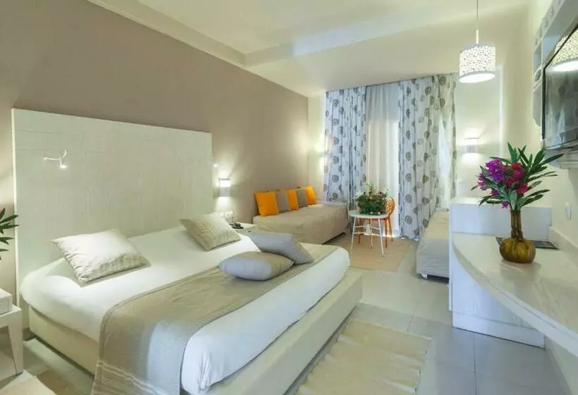 اتاق استاندارد چهارنفره با چشم‌انداز باغ, Seabel Rym Beach Djerba