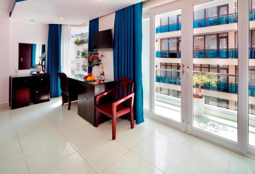 اتاق اساندارد با چشمانداز جانبی به دریا, Arima Hotel Nha Trang