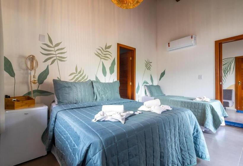 스탠다드 트리플 룸, Pousada Canto Dos Encantos