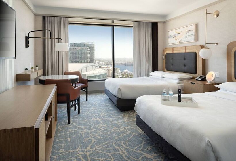 غرفه قياسيه سريرين مزدوجين, Jw Marriott Tampa Water Street