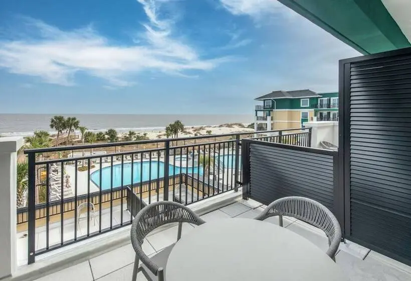 ２ダブルベッドのスタンダードルーム, Courtyard By Marriott Jekyll Island
