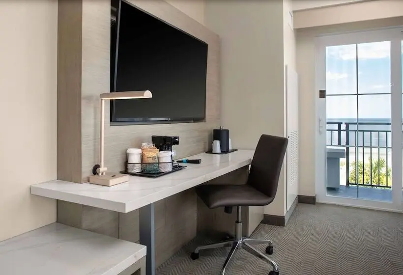 海の見えるダブルベッドスタンダードルーム, Courtyard By Marriott Jekyll Island