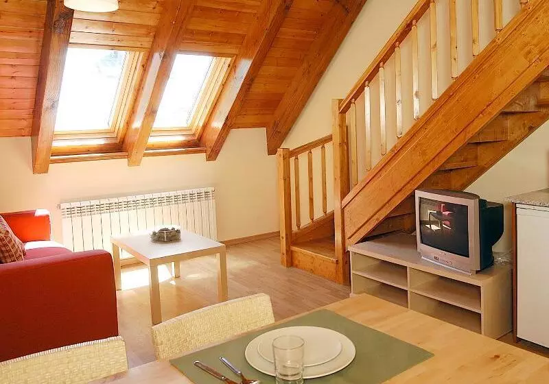 １ベッドルームドゥプレックスアパートメント, Aparthotel Nou Vielha