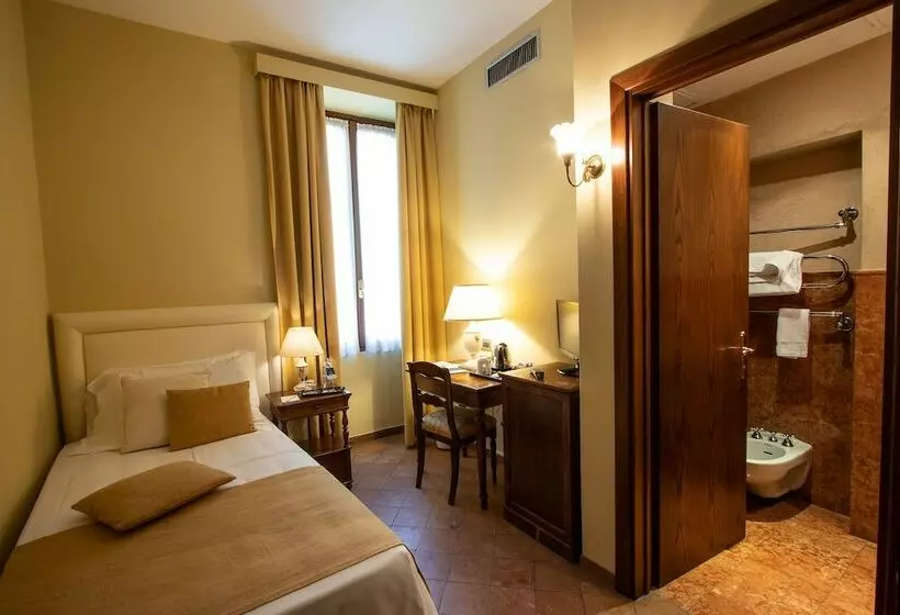 スタンダードシングルルーム, Albergo Le Due Corti