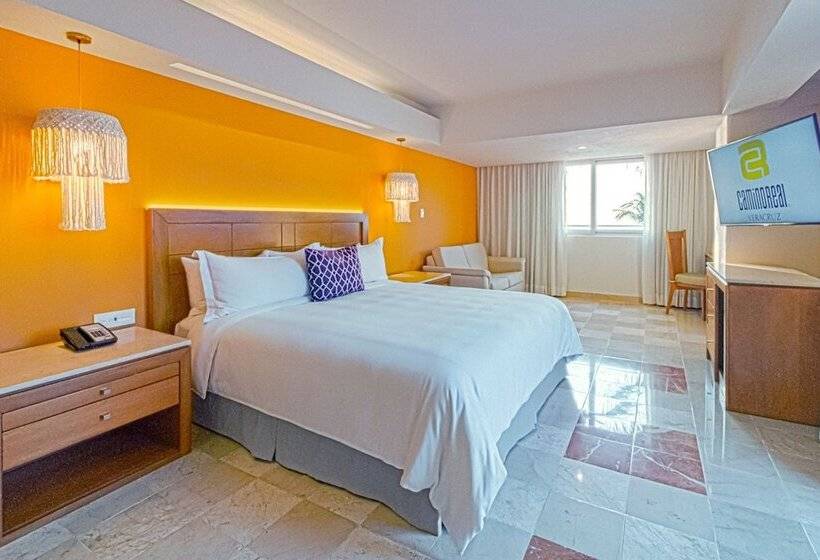 חדר דחוקס עם מיטת קינג, Camino Real Veracruz