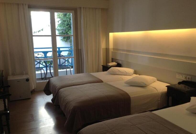 Трехместный Номер Стандарт Interior, Kamari Beach