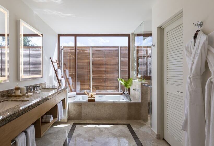 디럭스 룸 가든 전망, Fairmont Mayakoba