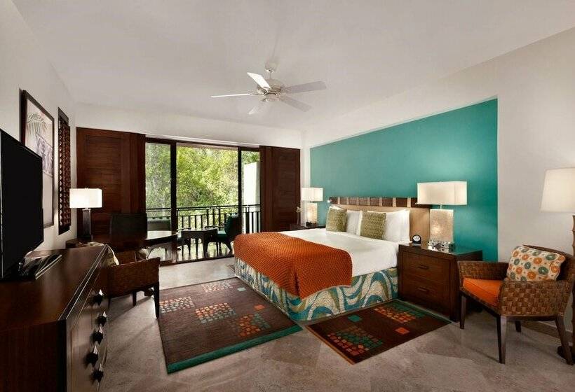 디럭스 룸 가든 전망, Fairmont Mayakoba