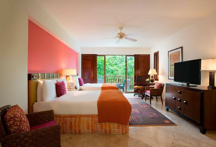 디럭스 룸 가든 전망, Fairmont Mayakoba