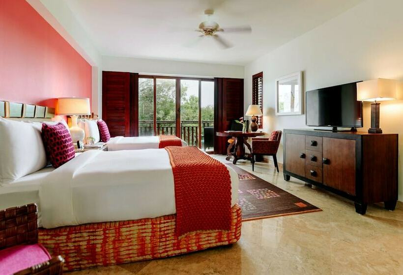 디럭스 룸 가든 전망, Fairmont Mayakoba