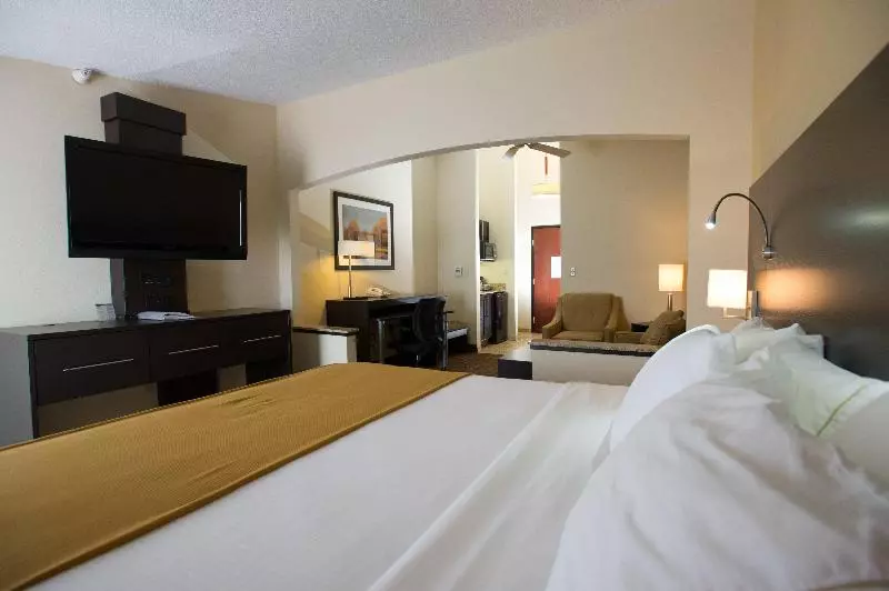 キングサイズベッドのスタンダードルーム, Holiday Inn Express & Suites Topeka West I 70 Wanamaker, An Ihg