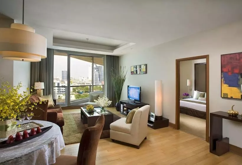 ２ベッドルームデラックスアパートメント, Ascott Sathorn Bangkok