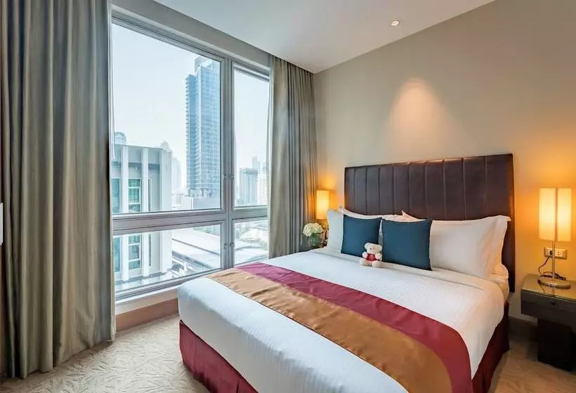 ２ベッドルームデラックスアパートメント, Ascott Sathorn Bangkok