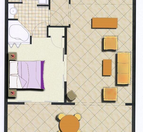 1ベッドルームインサイドアパートメント, Mango Lagoon Resort & Wellness Spa