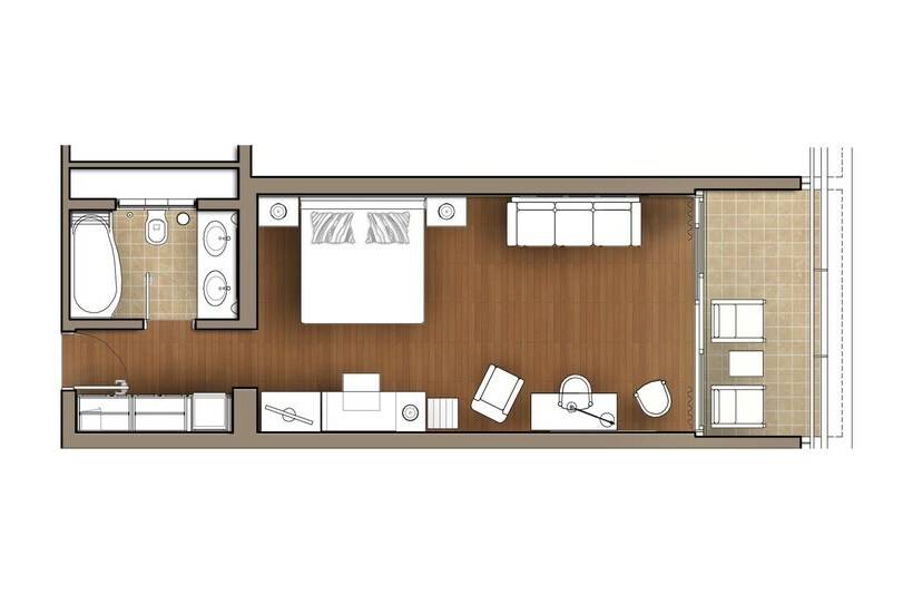 סוויטת ג'וניור נוף למפרץ, Porto Carras Meliton