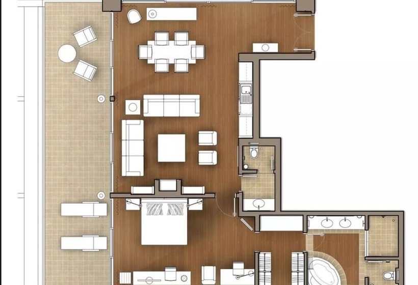 סוויטה נשיאותית, Porto Carras Meliton