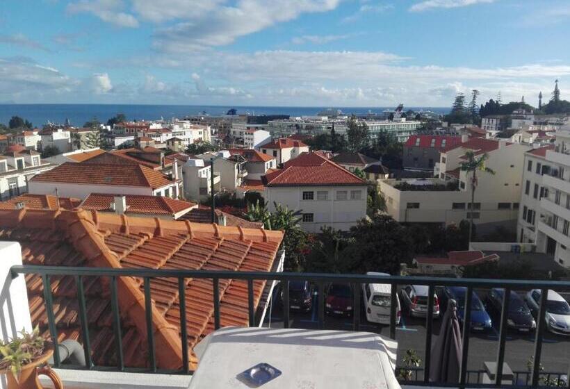 스탠다드 발코니 룸 바다 전망, Pensao Residencial Vila Teresinha