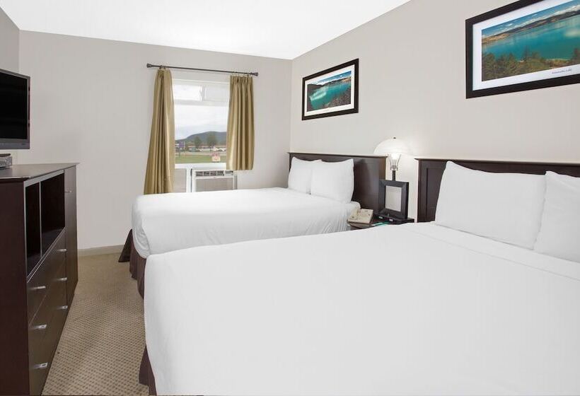 带2个双人床的标准工作室, Barriere Motor Inn