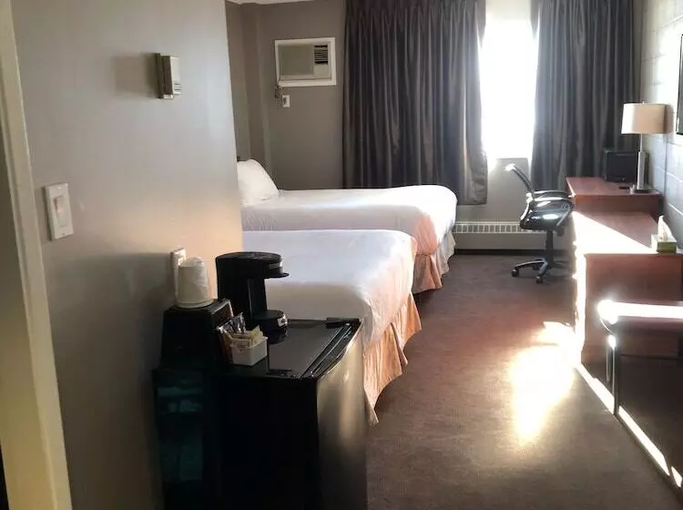 ２ダブルベッドのスタンダードルーム, Slave Lake Inn & Conference Centre