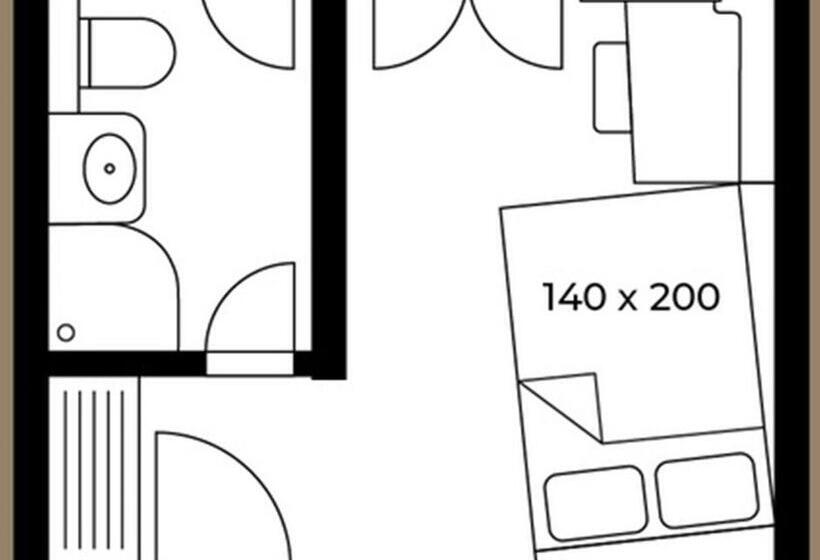 غرفة قياسية, Villa Mittermeier, Hotellerie & Restaurant