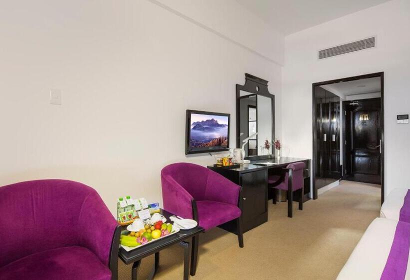 اتاق لوکس با چشم‌انداز شهر, Ttc Hotel   Can Tho