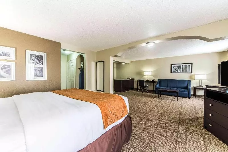 キングサイズベッドのスイートルーム, Comfort Inn Dallas Park Central