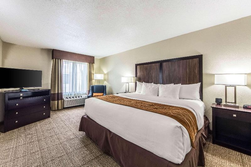 מיטת קינג בסוויטה, Comfort Inn Dallas Park Central
