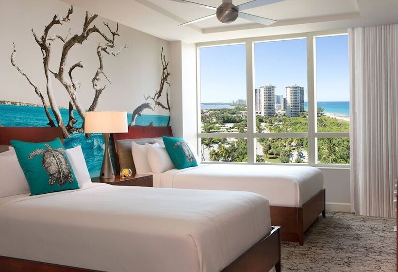 شقة غرفتين مطلة على البحر, Palm Beach Marriott Singer Island Beach Resort & Spa
